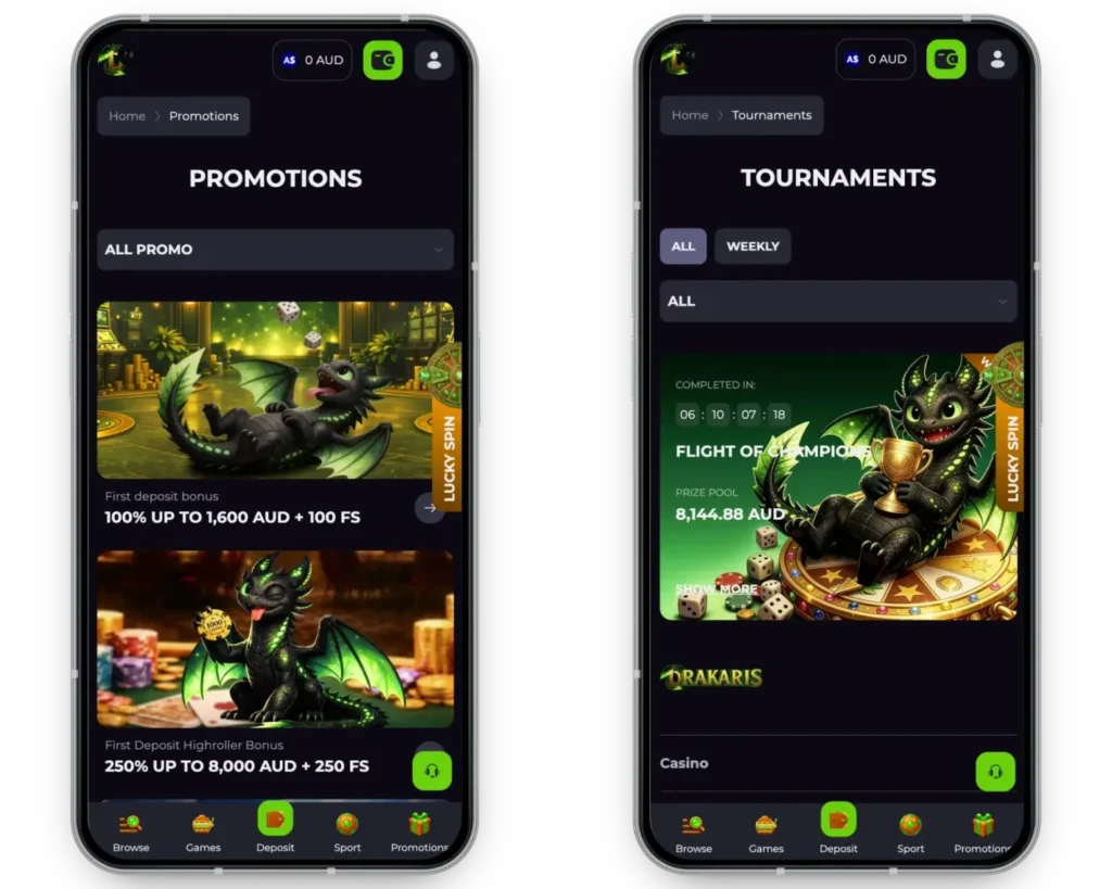 Drakaris Application