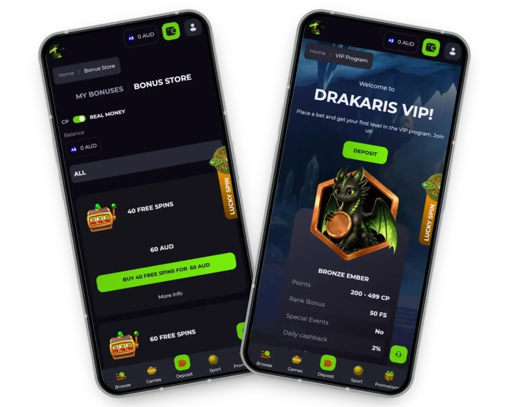Drakaris Mobile App