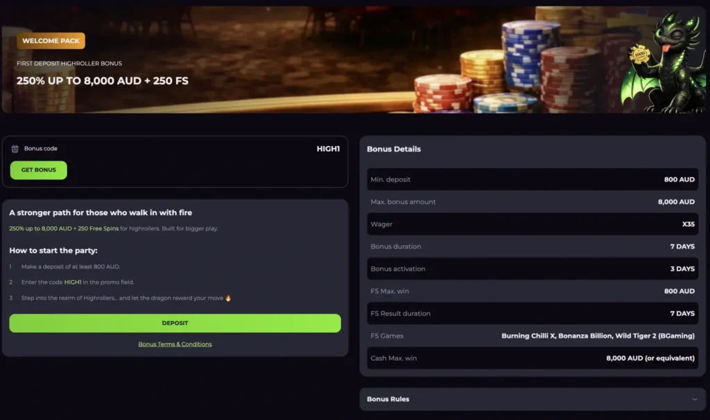 drakaris casino no deposit bonus